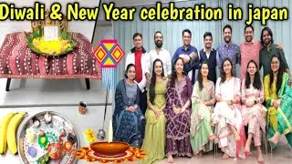 Indians celebrate Diwali & New Year in japan 🪔🎇 || 2023