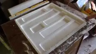 Производство. Формы для 3D панелей. Распалубка формы.