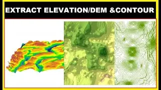 Extract Elevation, DEM and Contours I how to extract slope from dem I how to extract elevation