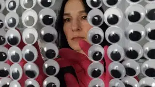 Your hair is wiggle eyes ASMR