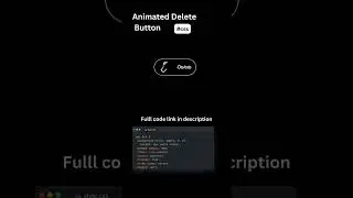 Animated Delete Button 