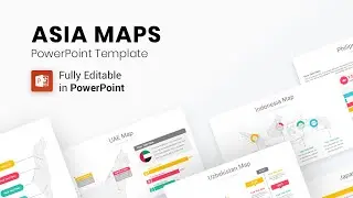 Asia Maps PowerPoint Template l Google Slides, Keynote