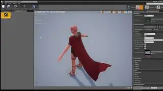 UE4 cloth collision problem.