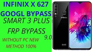 Infinix x627 frp bypass || infinix smart 3 plus google bypass || frp bypass