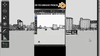 How to Easily Convert 3D Objects to 2D with Blender #shorts