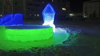 Ледовый городок Губкинский 2022-2023 14мкр