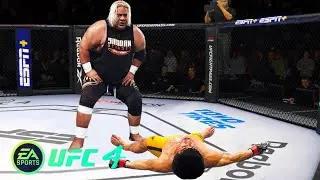 UFC4 Bruce Lee vs Fatu Rikishi EA Sports UFC 4 PS5