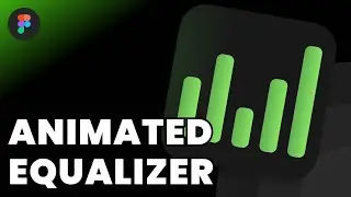 Animated Equalizer UI in Figma (Smart Animate)
