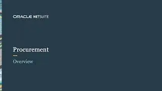 NetSuite Procurement