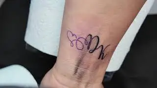 Script Tattoo Full Process