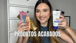 PRODUTOS ACABADOS DO MÊS DE AGOSTO - MAQUIAGEM, SKINCARE, CABELO E CORPO!