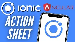 Ionic Action Sheet - Ionic Angular Tutorial