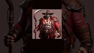 Dota 2 Pudge in Mad Max style, AI generated