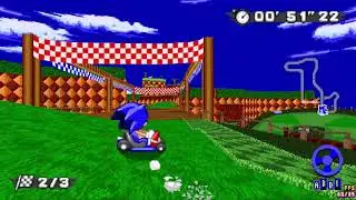 Sonic Robo Blast 2 Kart - Green Hills Zone - Time Attack - Gold Medal (1'24"48)