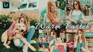 Warm Pastel Preset ⭐️ Free Lightroom Mobile Presets Free DNG | Lightroom Editing Tutorial