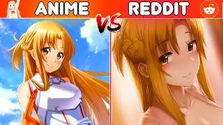 Anime vs Reddit 2024 (The Rock Reaction Meme) #3