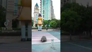Игра 🏃Кальмара пешеходны перебег🏃в реальной жизни.тик ток тренд