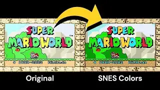 Super Mario Advance 2 GBA Color Restoration Hack Comparison