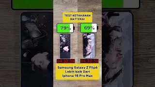 Wah akhirnya, Bateray Samsung Lebih Oke dari Iphone #galaxyzflip6