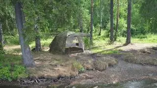 СТЭК ЧУМ 3 с навесом (облет с квадрокоптера)