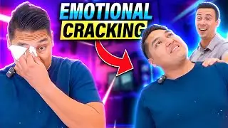 *EMOTIONAL* FIRST CHIROPRACTIC CRACKING ~ Debilitating Back Pain HEALED 😱😱😱 | Dr. Pinto | Chiro Vlog