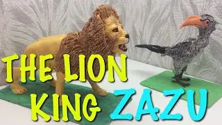 Видео лепка Зазу из мультика Король Лев  Stop Motion Zazu