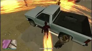 The Flash Season 2/3 with Tachyon Enhancer VS. Los Vagos | Flash Mod | GTA SA