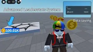 Advanced Leaderstats System With UI And Data Saving | Roblox Studio Open-Source | 