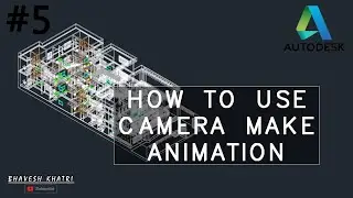 HOW TO USE CAMERA MAKE ANIMATION PRESENTATION VIDEO OF 3D HOUSE IN AUTOCAD | MOTION PATH ANIMATION