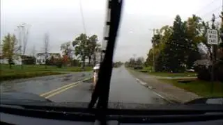 Porsche 996TT in the rain