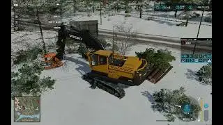FS22 Platinum - Volvo EC380DL & Woodcracker C550 Logging @ Silverrun Forest