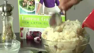 MASHED POTATOES w/ ROASTED GARLIC - RECIPE COURTESY OF LORENA GARCIA
