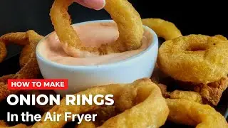 Frozen Onion Rings in Air Fryer | Sugar Spice