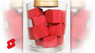 Cube Drop and Squish Kinetic Sand ASMR 