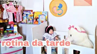 rotina da tarde da minha bebê reborn