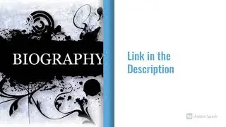 I will craft a compelling biography
