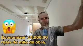 FUI ECONOMIZAR MÃO DE OBRA E OLHA O QUE DEU 😱 #alvenaria #maodeobra #facavocemesmo #economia