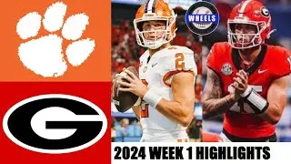 #1 Georgia vs #14 Clemson | Full Game Highlights | 2024 College Football Highlights