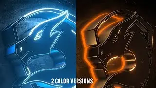 3D Logo Reveal Gold Silver