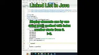 Linked List Java | Java Built-in Linked List 