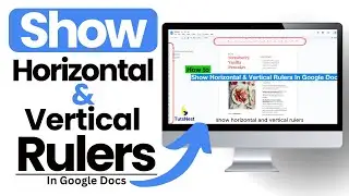 How To Show Horizontal And Vertical Rulers In Google Docs