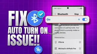 How to Stop Samsung Bluetooth Turning ON Automatically | Easy Fix for All Galaxy Phones
