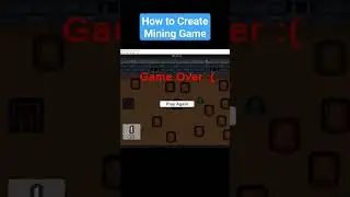 How to Create 2D Mining Game