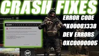 Modern Warfare 2 FAST CRASH FIX 1338 + 1337(0)N dev errors & others