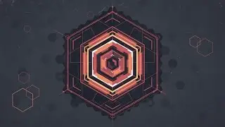 Hexagon Geometric Logo Template