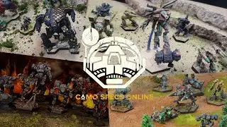 GenCon 2021 Diorama Supercut Compilation | Battetech Miniatures Painting