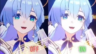 Honkai Star Rail 2.2 Graphics Settings Comparison Bloom OFF vs ON