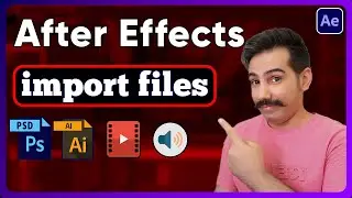 importing file to after effects Ep3 (Beginner to Advanced)