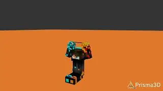 Minecraft Player Prisma3D Rig (Mojang styled rig)