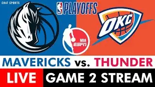 Mavericks vs. Thunder  Live Streaming Scoreboard, Play-By-Play, Highlights | NBA Playoffs Game 2